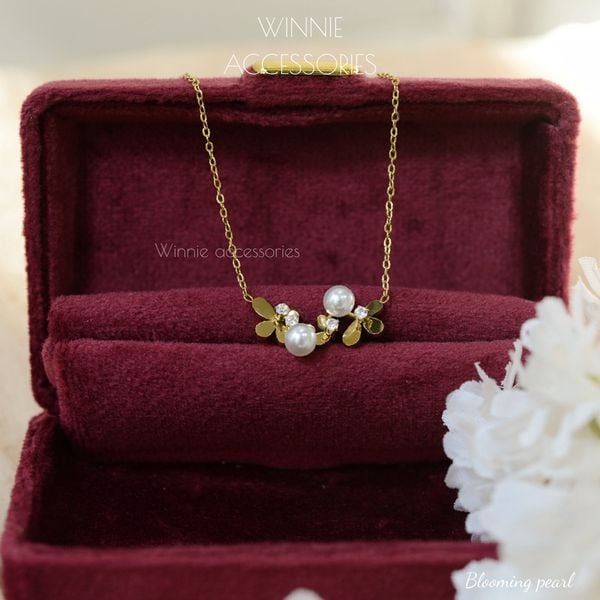  Dây chuyền Titan Blooming Pearl 