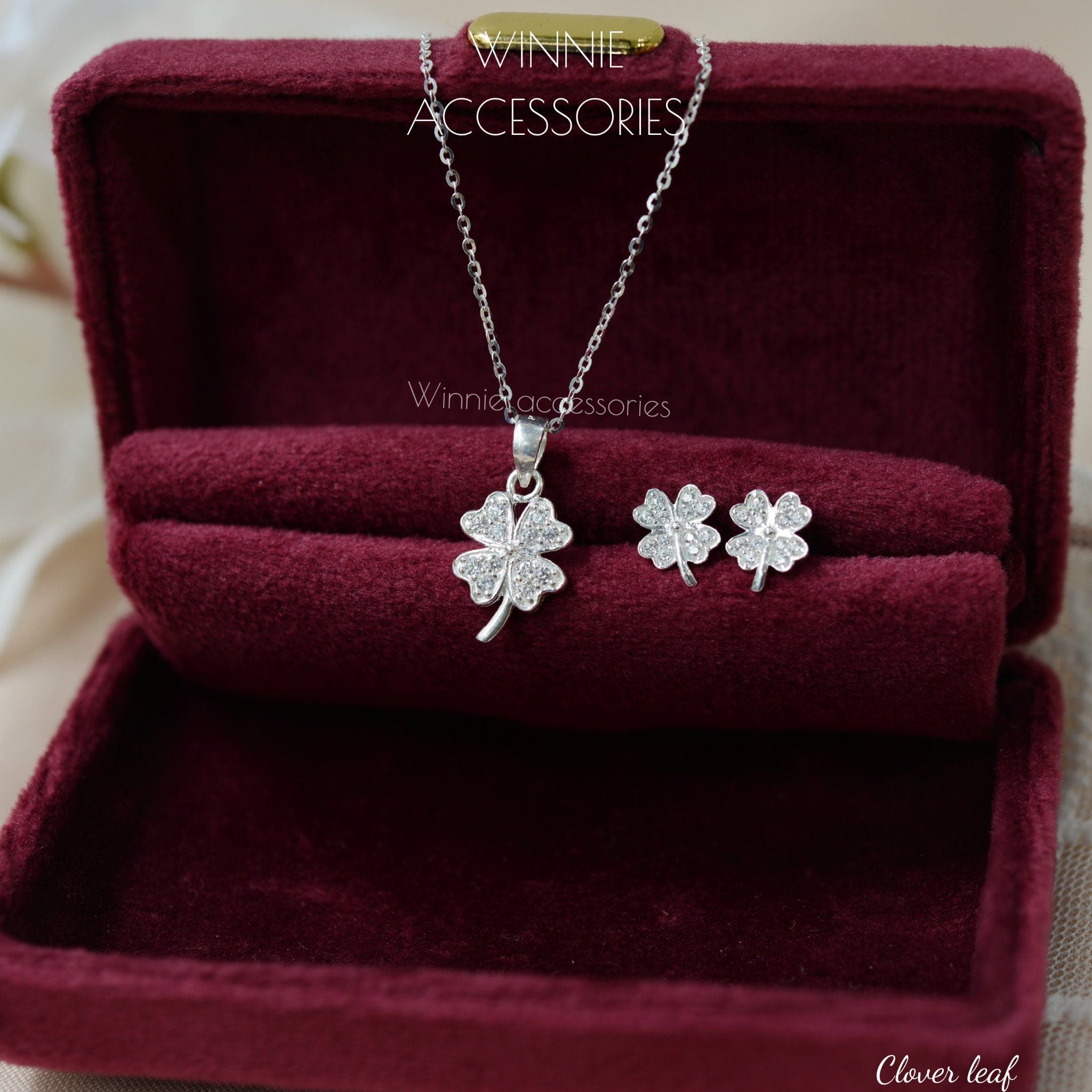  Dây chuyền Bạc S925 Clover leaf 