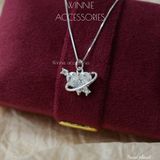  Dây chuyền Bạc S925 Heart planet 