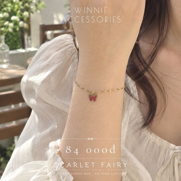  Lắc tay Titan Scarlet fairy 