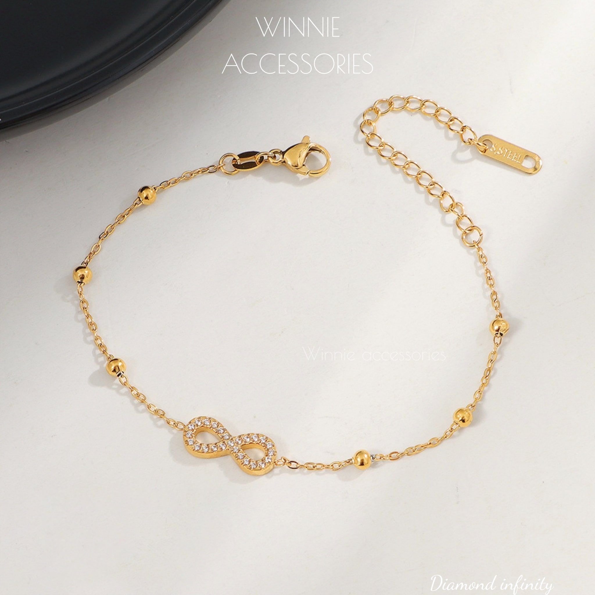  Lắc tay Titan Diamond Infinity 