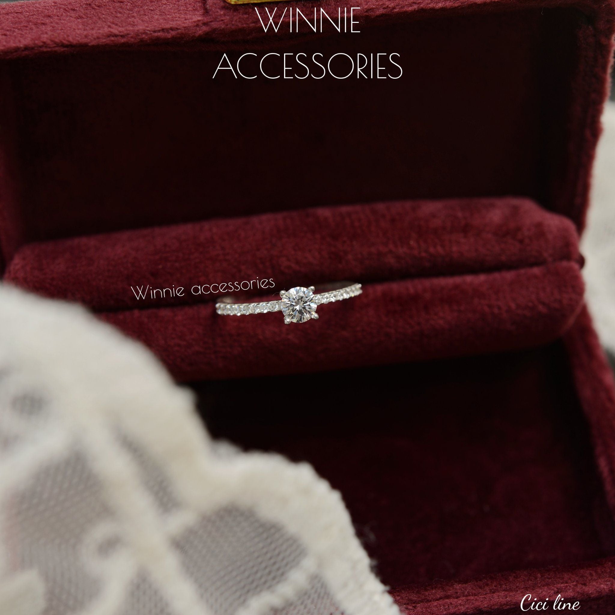  Nhẫn Bạc S925 Cici line 