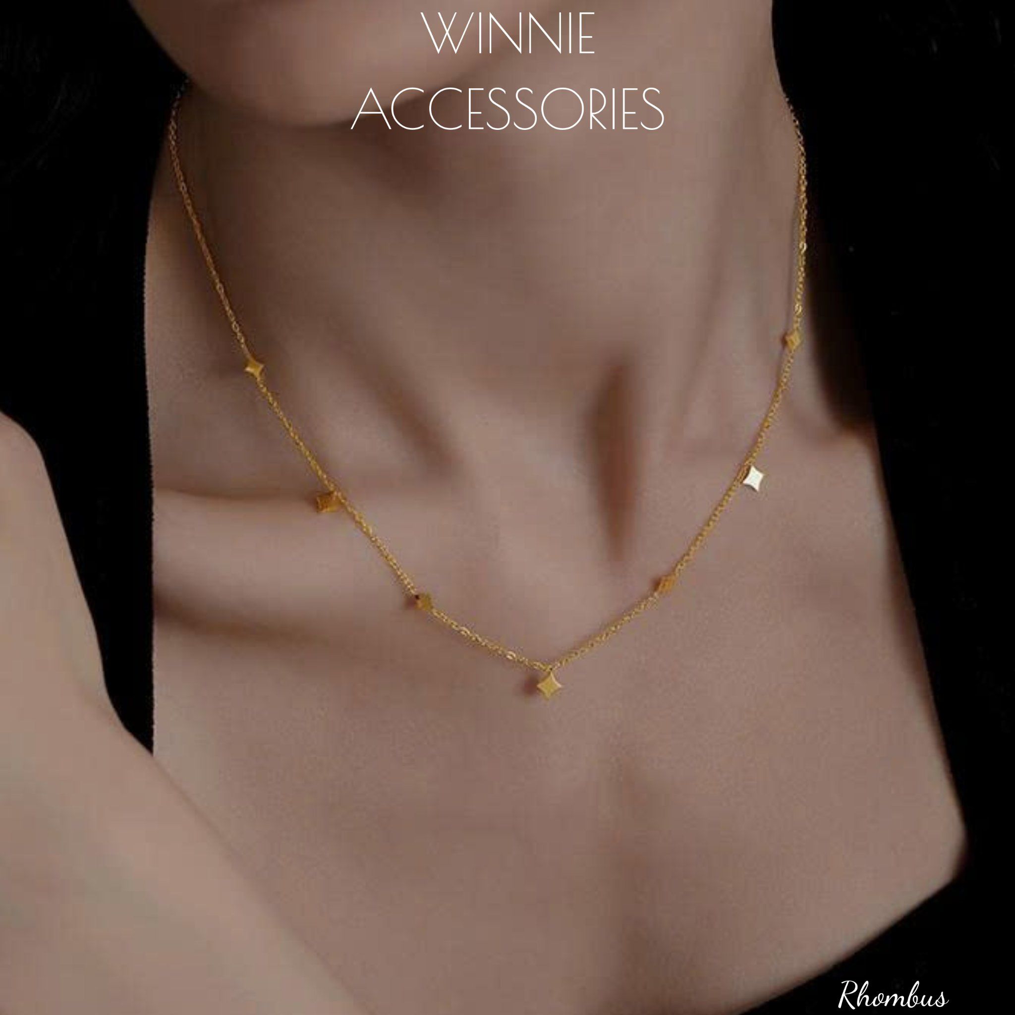  Dây chuyền Titan Rhombus 