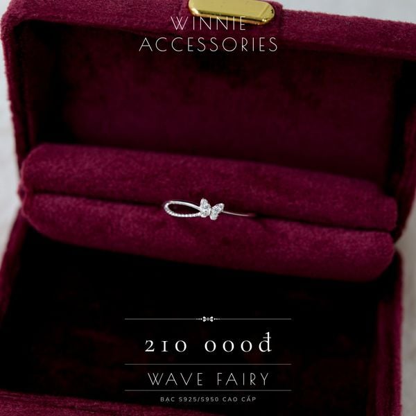  Nhẫn Bạc S925 Wave Fairy 