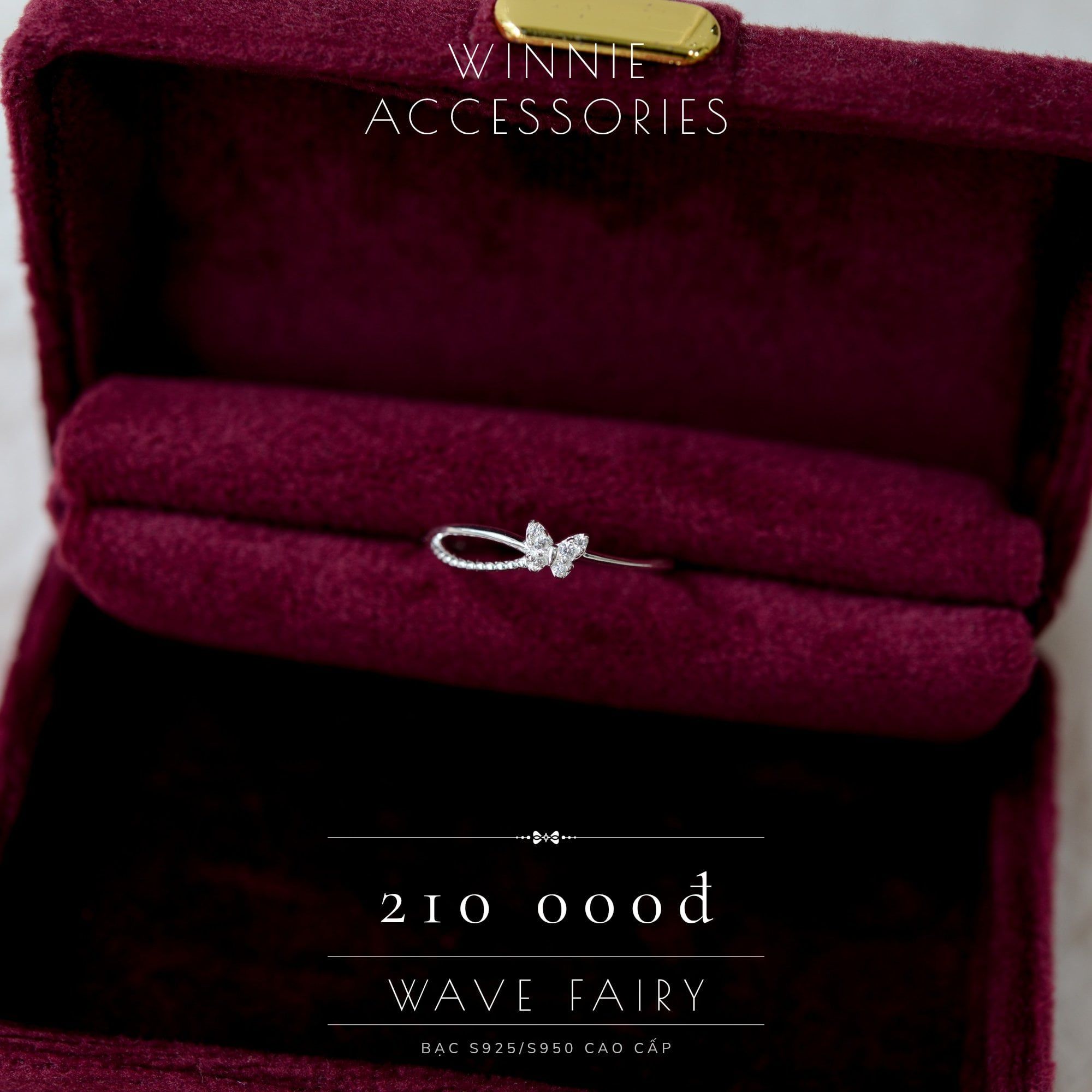  Nhẫn Bạc S925 Wave Fairy 