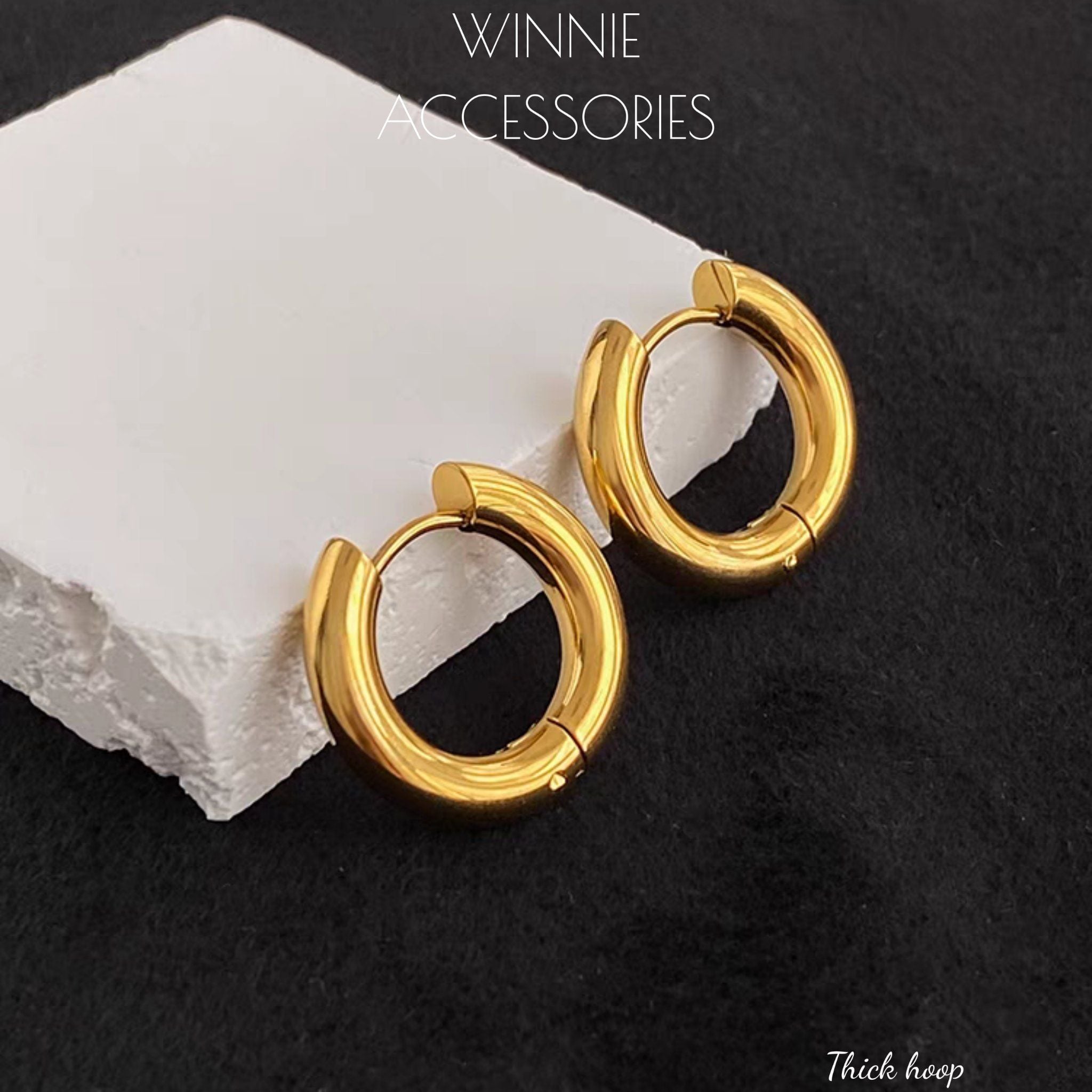  Hoa tai Titan Thick Hoop 