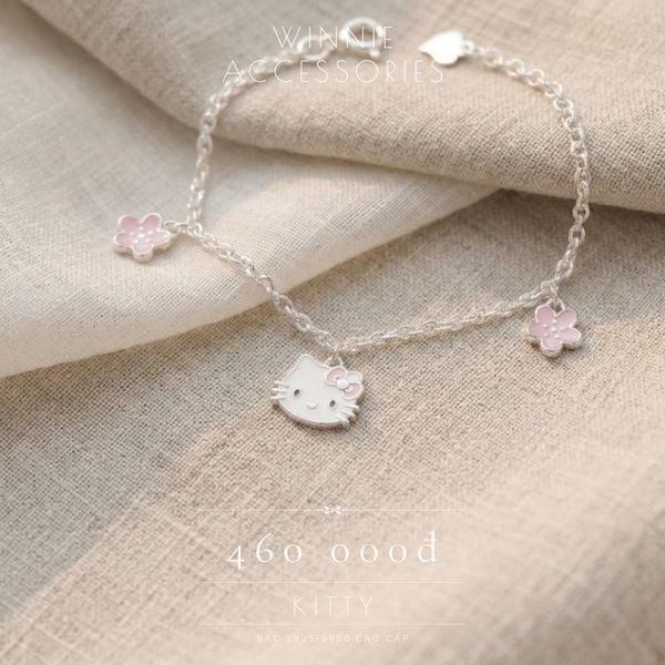  Lắc tay Bạc S925 Kitty 