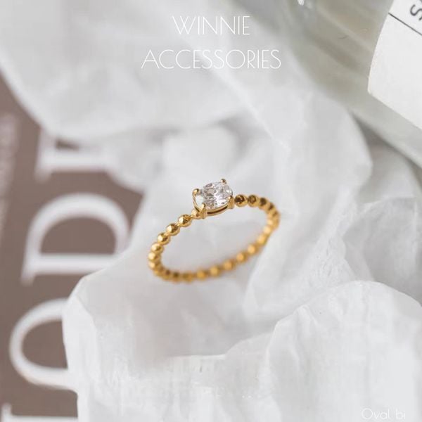  Nhẫn Titan Oval Bi 
