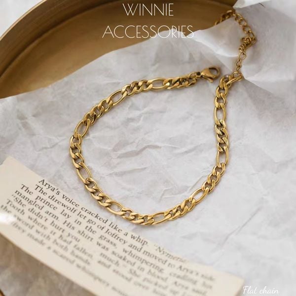  Lắc tay titan Flat Chain 