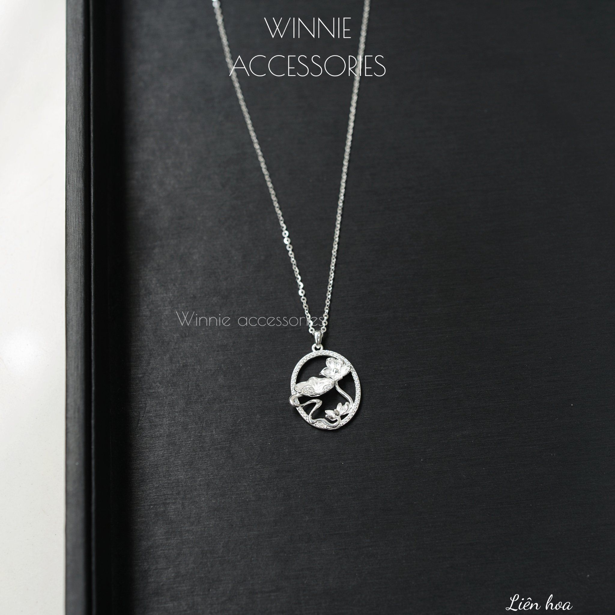  Dây chuyền Bạc S925 Liên Hoa 