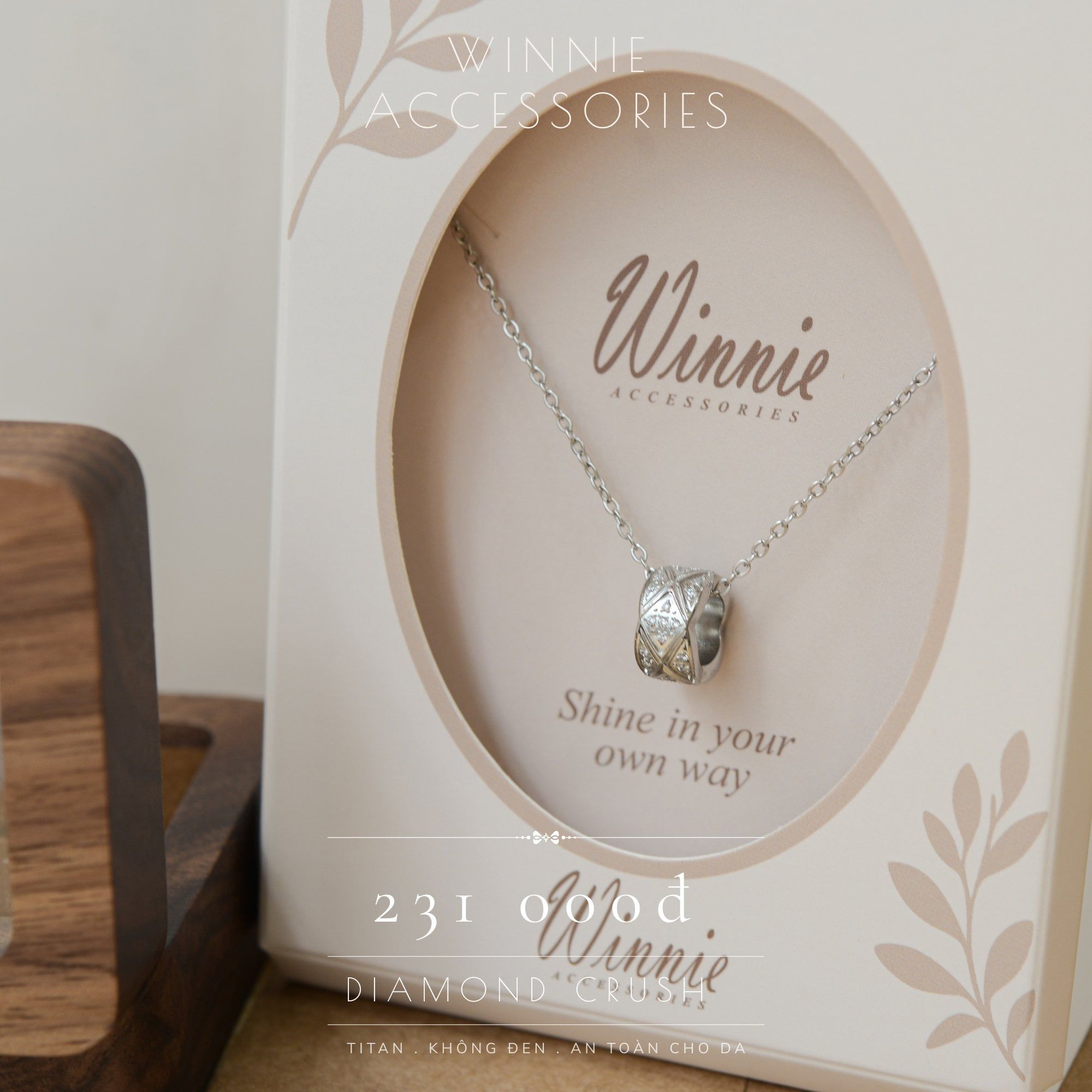  Dây chuyền Titan Diamond Crush 