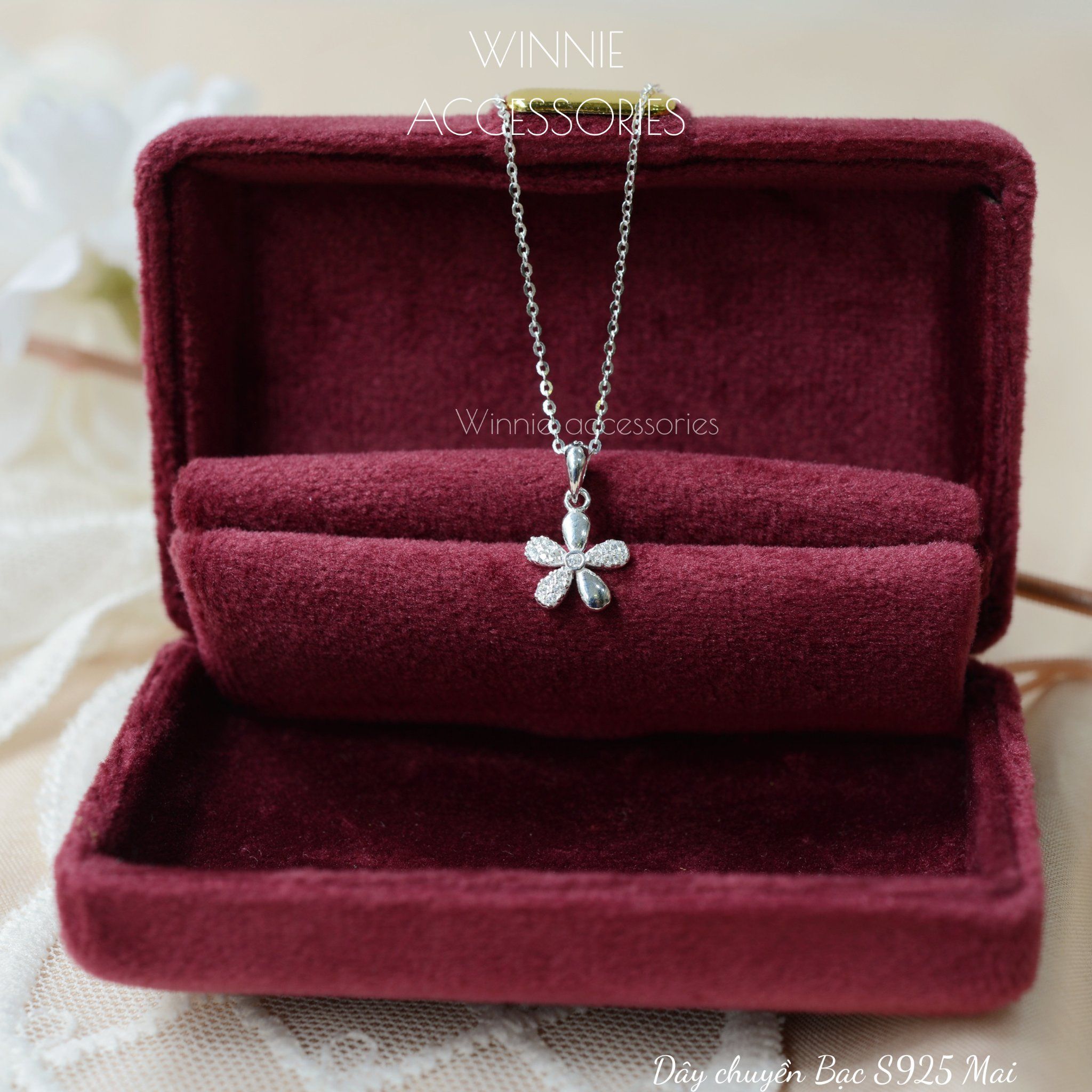  Dây chuyền Bạc S925 Mai 