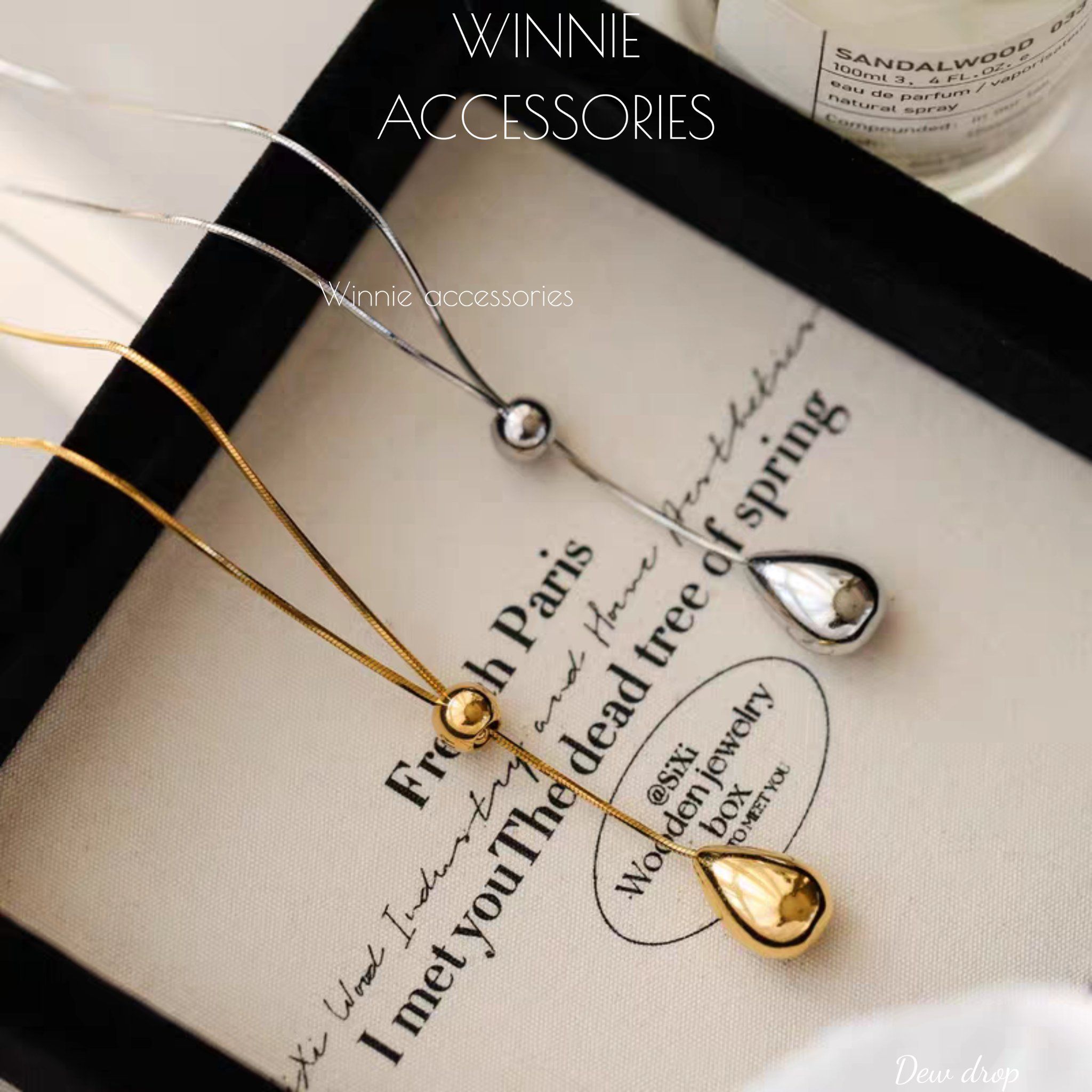  Dây chuyền Titan Dew Drop 