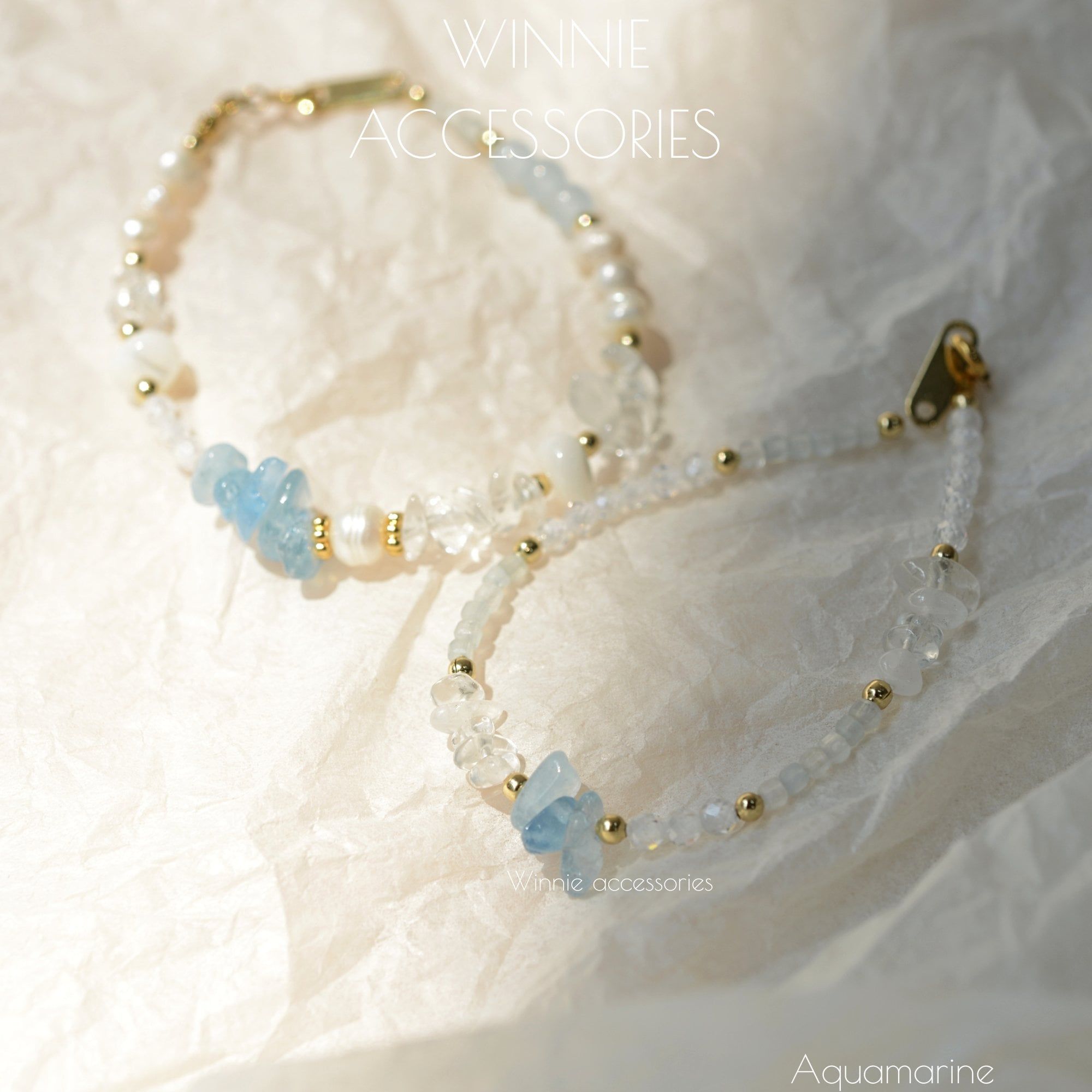  Lắc tay Titan Aquamarine 