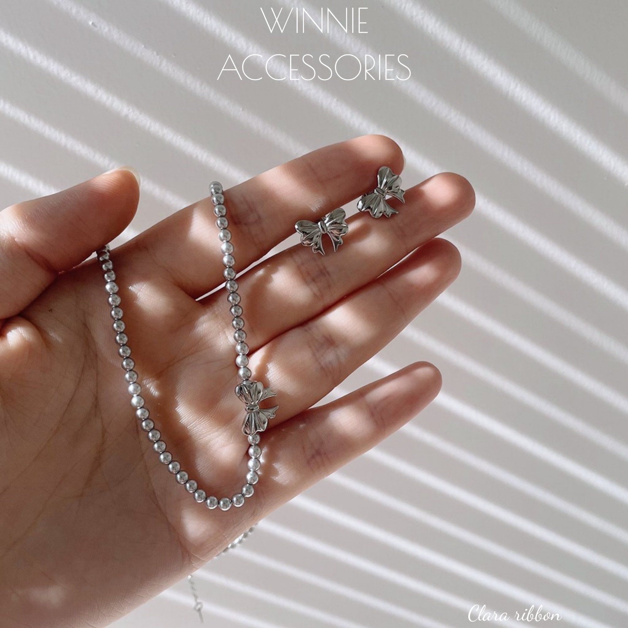  Dây chuyền Titan Clara Ribbon 