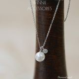  Dây chuyền Bạc S925 Diamond Pearl 