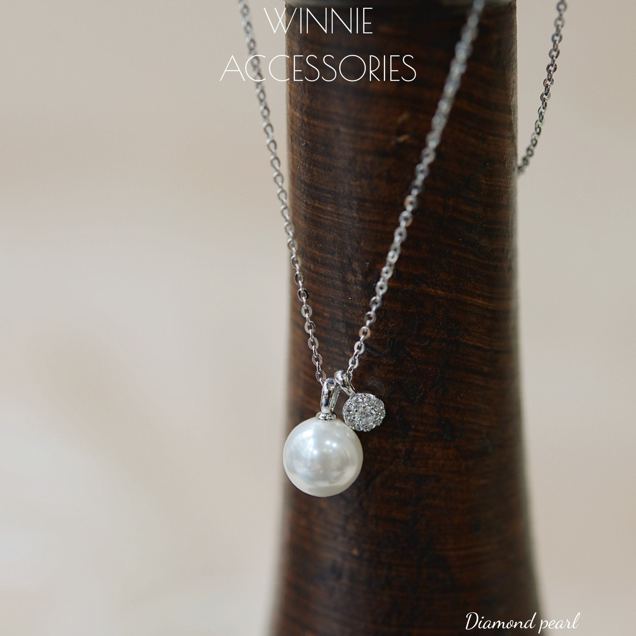  Dây chuyền Bạc S925 Diamond Pearl 