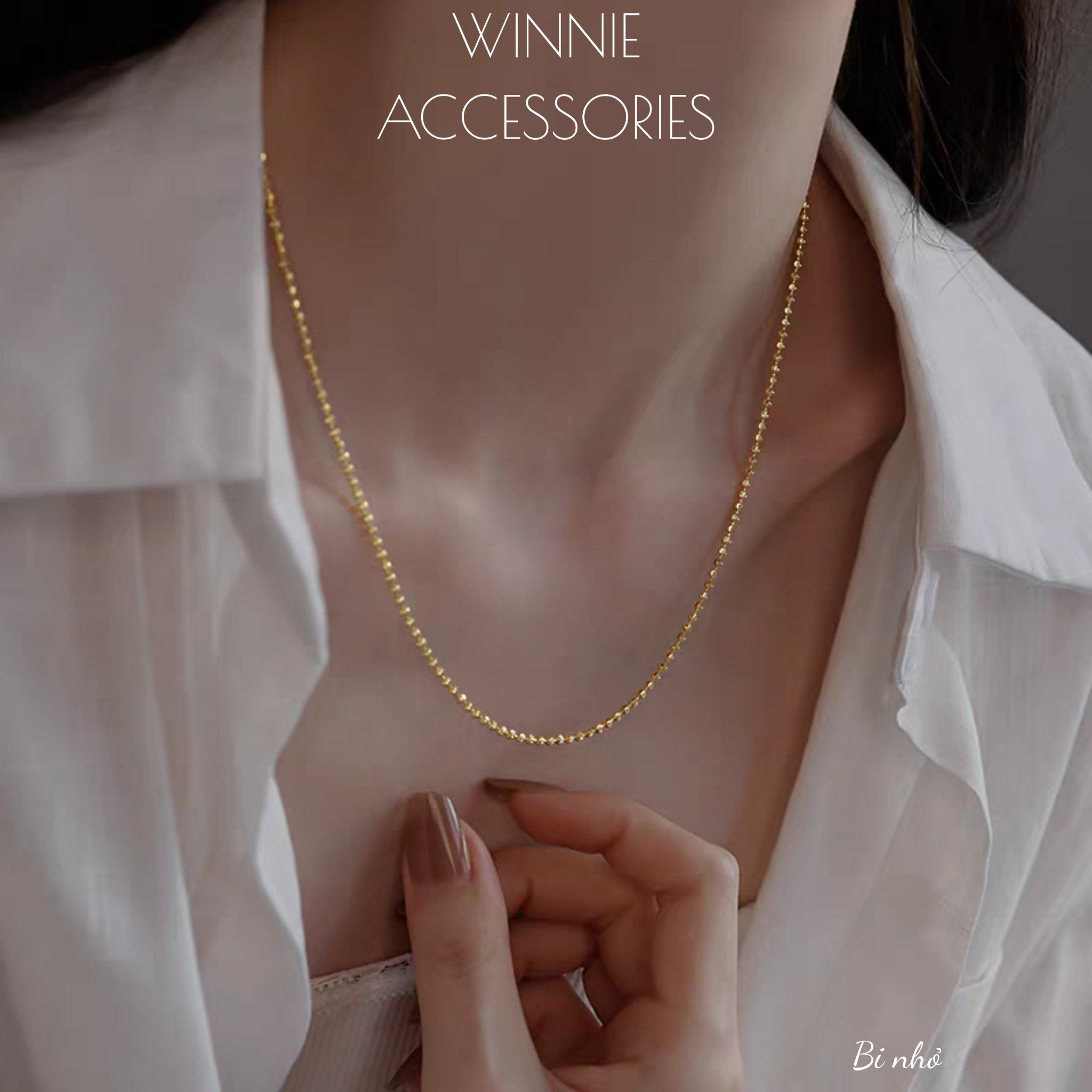  Dây chuyền Titan Bi Nhỏ 