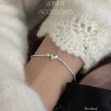  Lắc tay Bạc S925 Pan heart 
