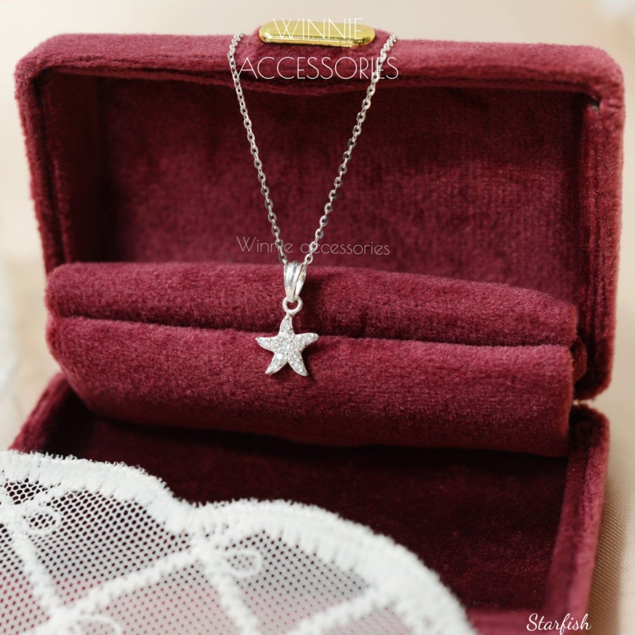  Dây chuyền Bạc S925 Starfish 