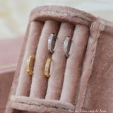  Hoa tai Titan Vòng đá 8mm 