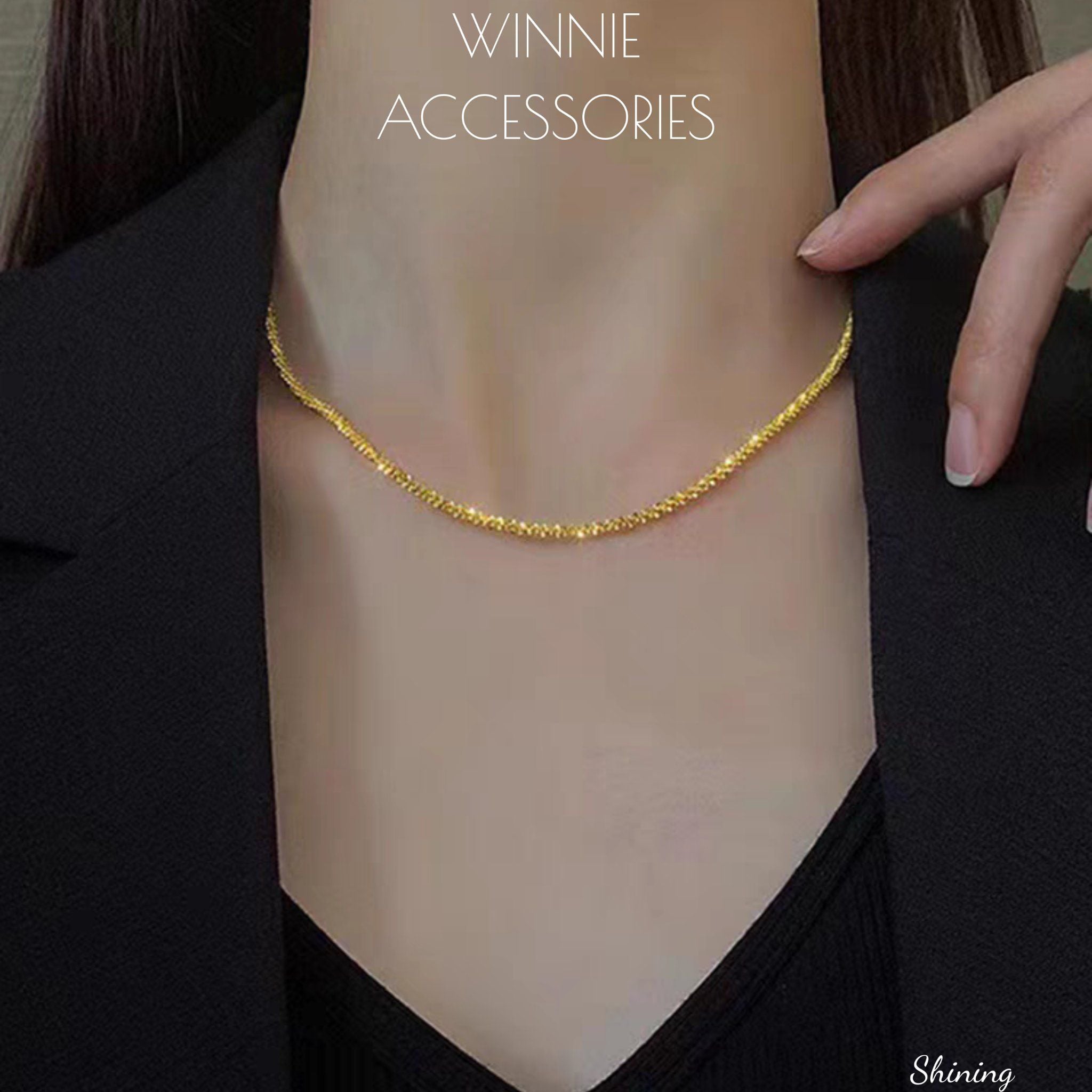  Dây chuyền titan Shining VG 