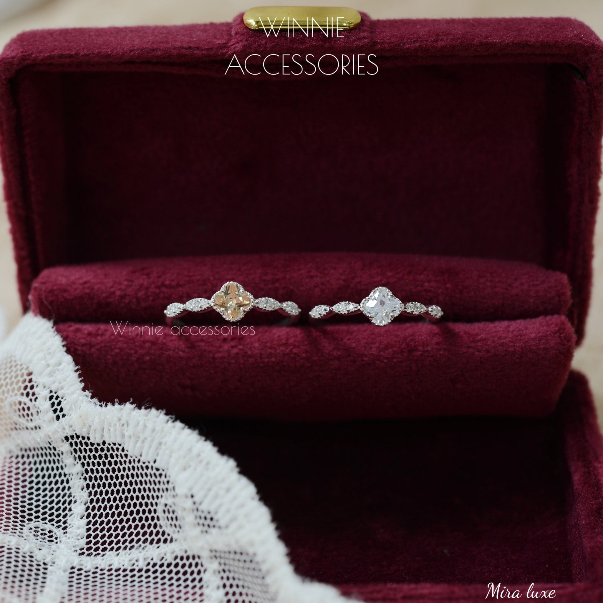  Nhẫn Bạc S925 Mira Luxe 