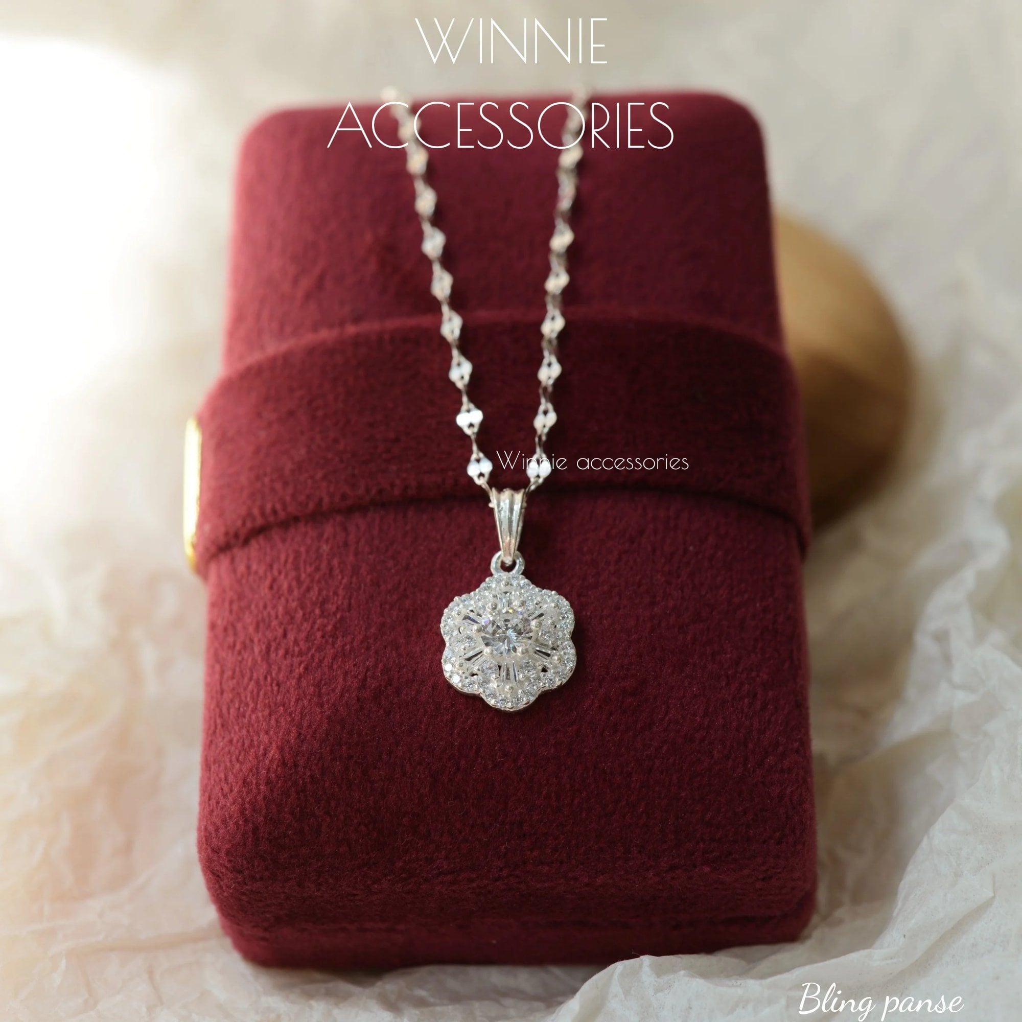  Charm Dây chuyền Bạc S925 Bling Panse (Không kèm dây) 