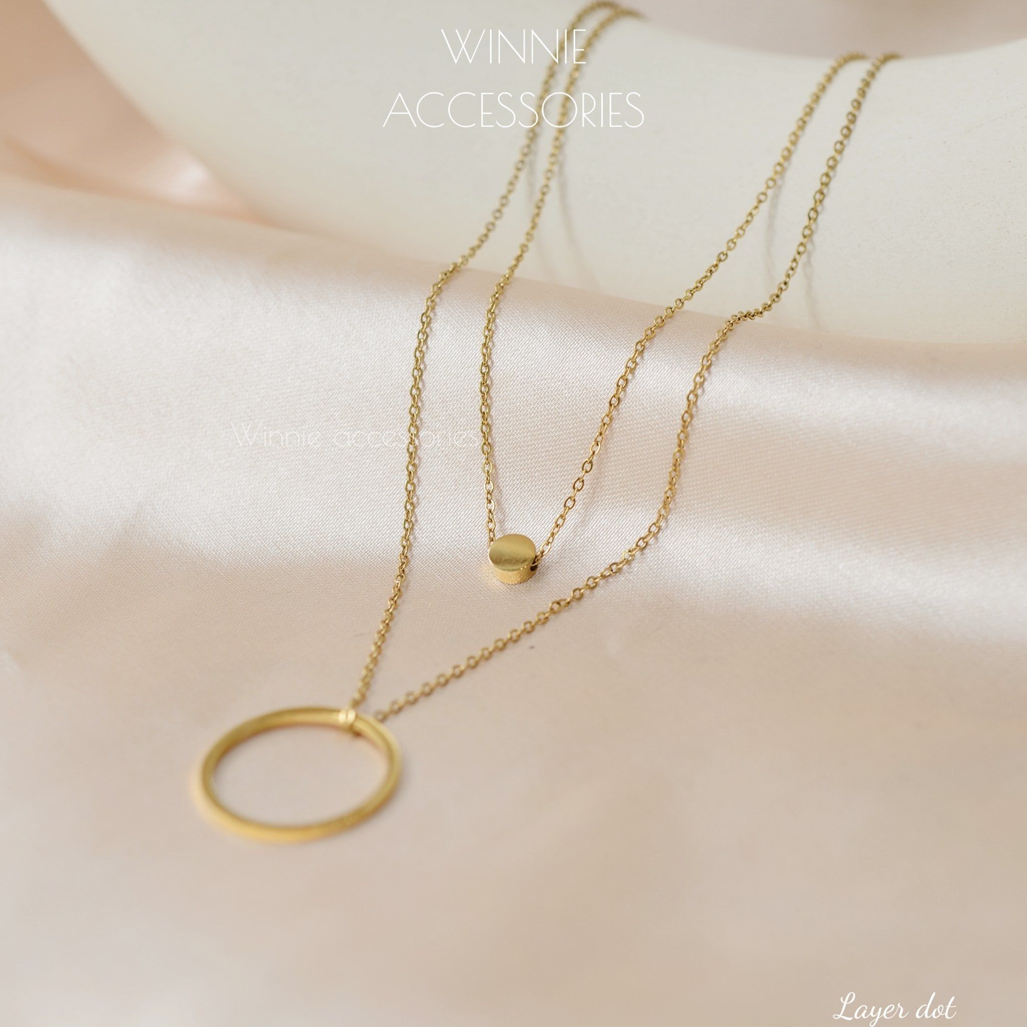 Dây chuyền Titan Layer Dot 