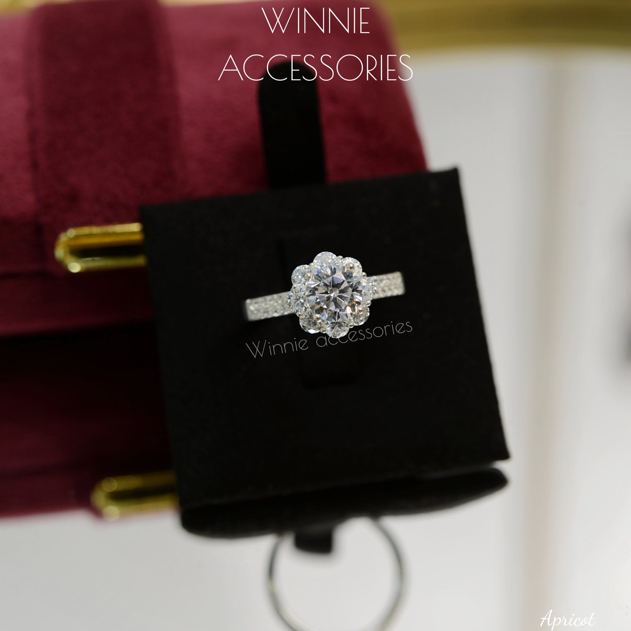  Nhẫn Bạc S925 Apricot 