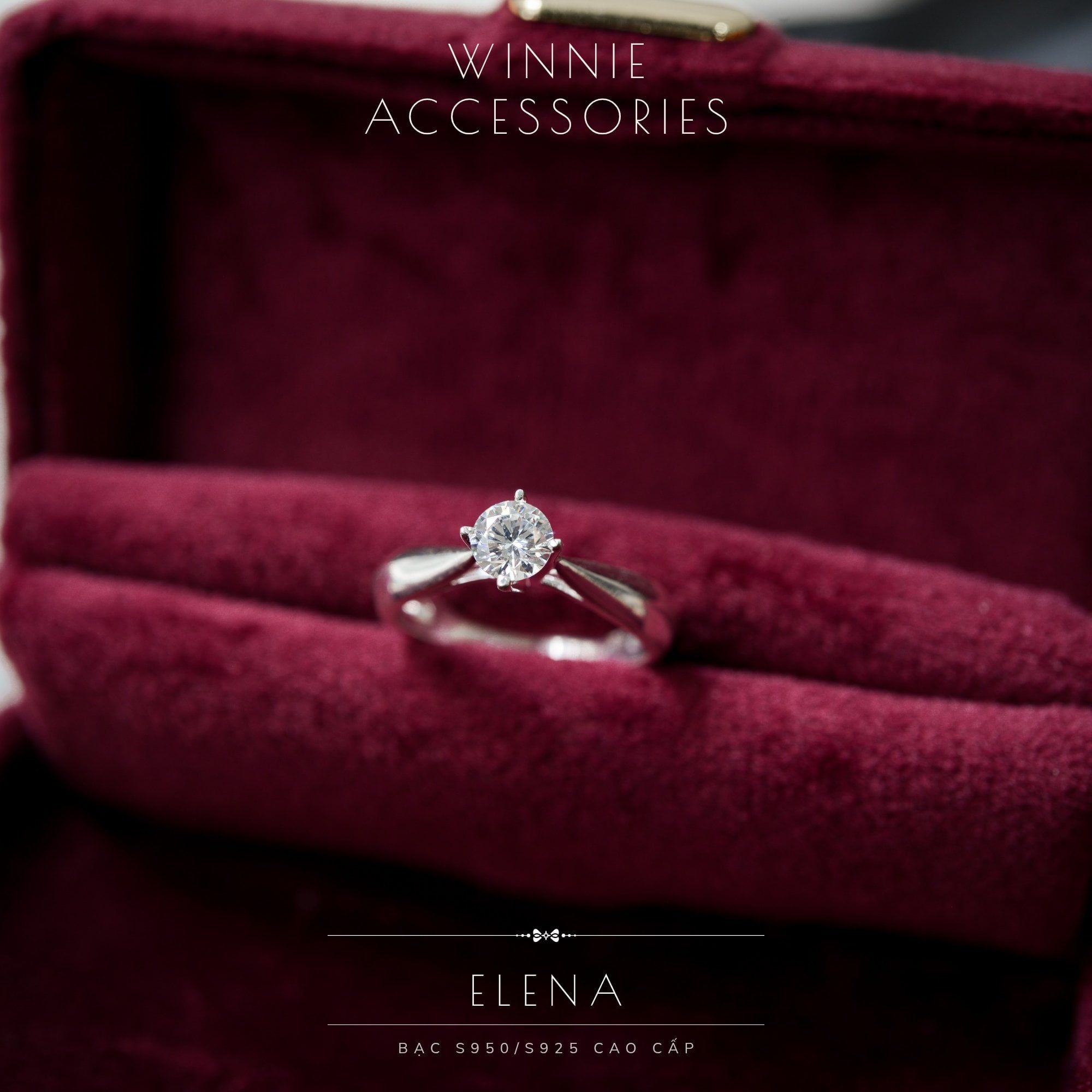  Nhẫn Bạc S925 Elena 