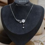  Dây chuyền Bạc S925 Hoa xà cừ 