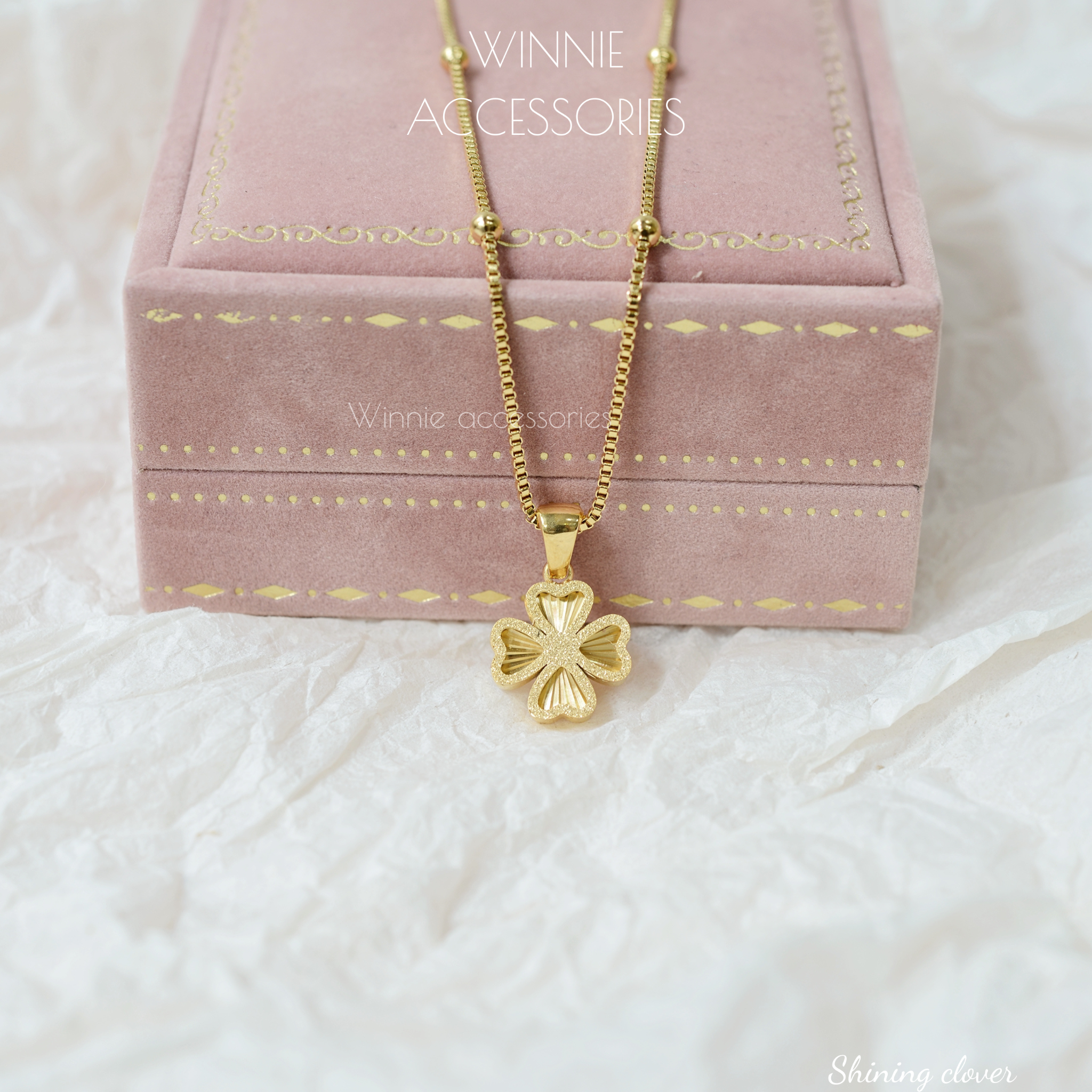  Dây chuyền Titan Shining Clover 