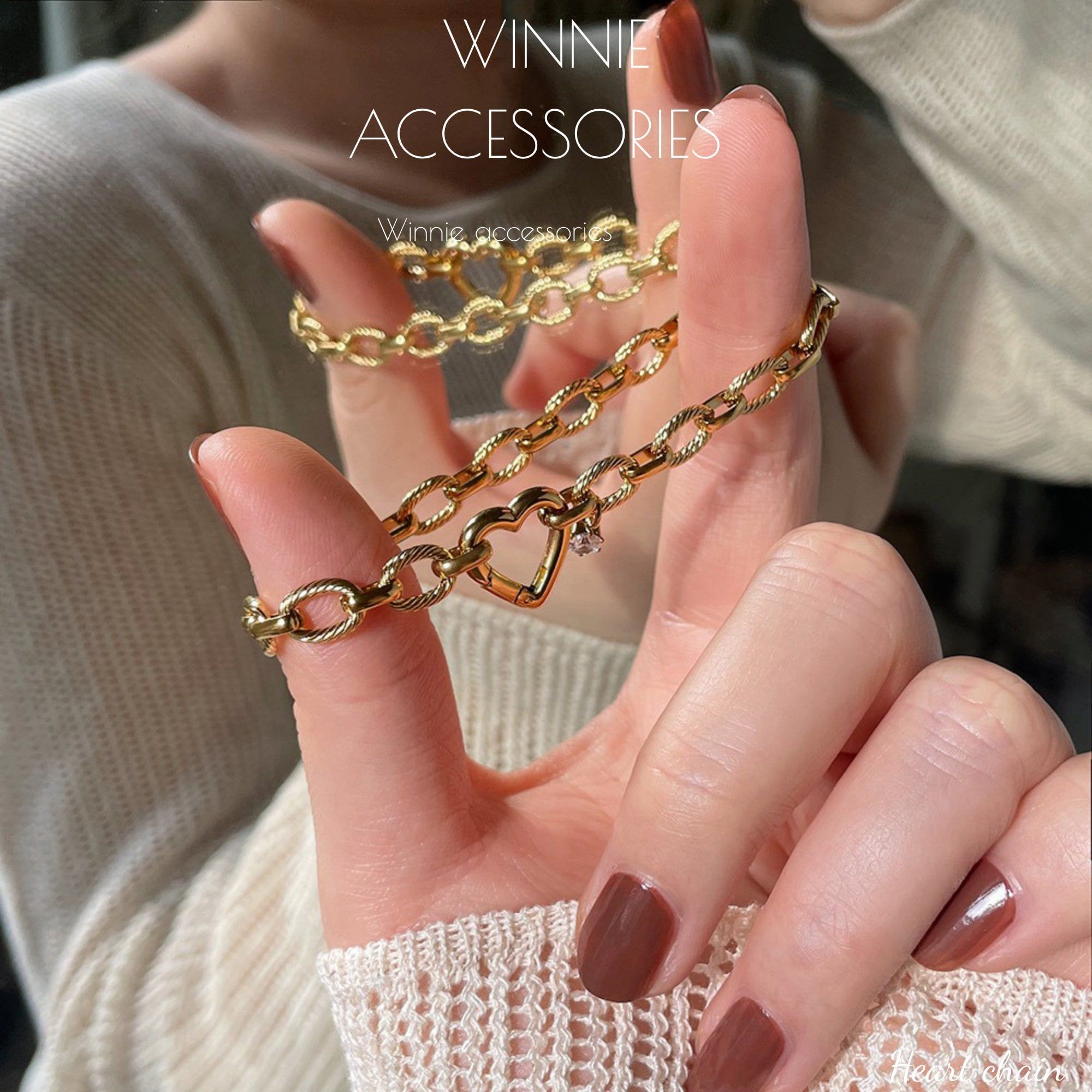  Lắc tay Titan Heart Chain 