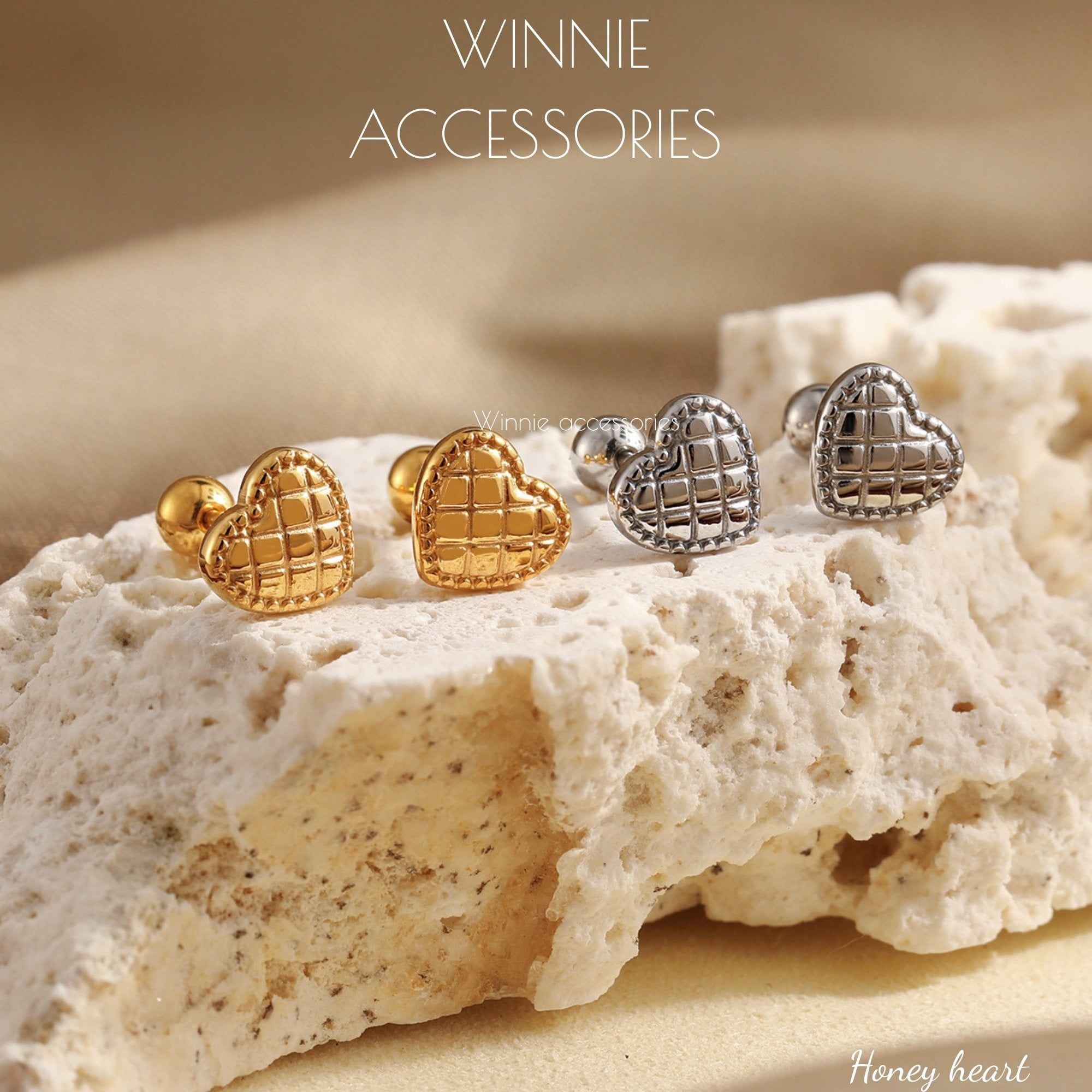  Hoa tai Titan Bi Honey heart 