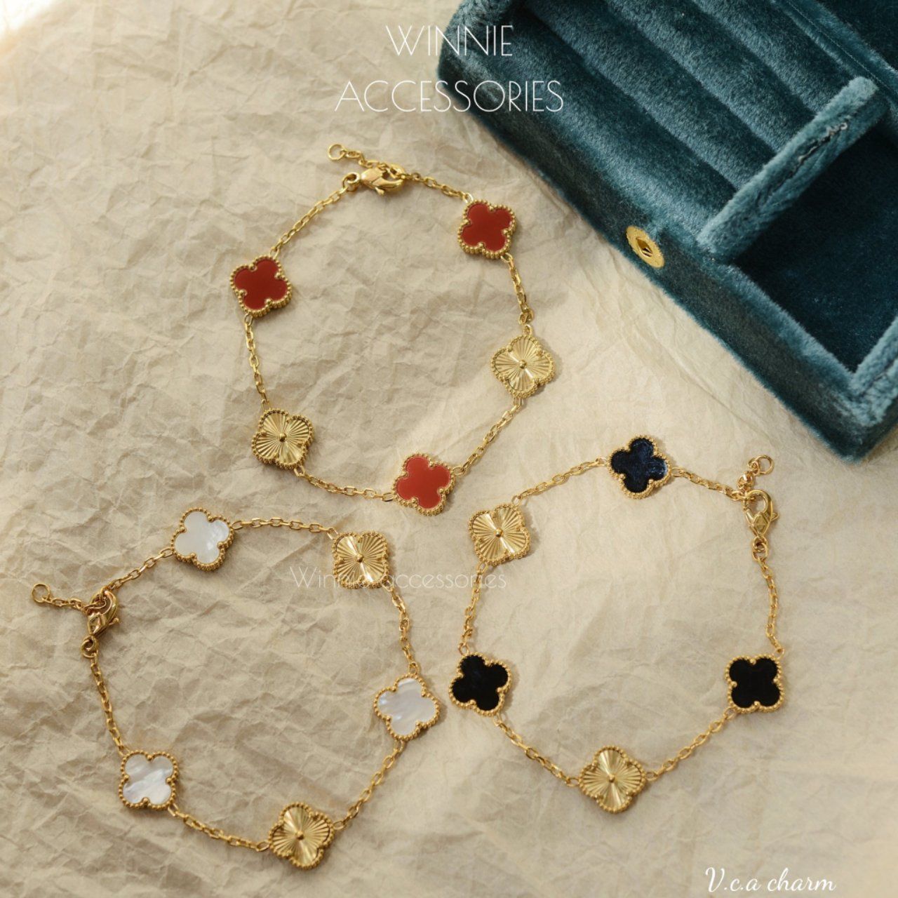  Lắc tay Titan VCA charm 