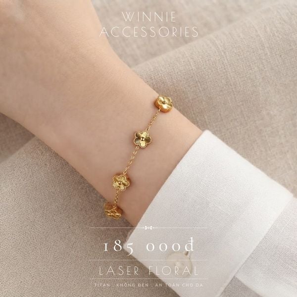  Lắc tay Titan Laser Floral VG 