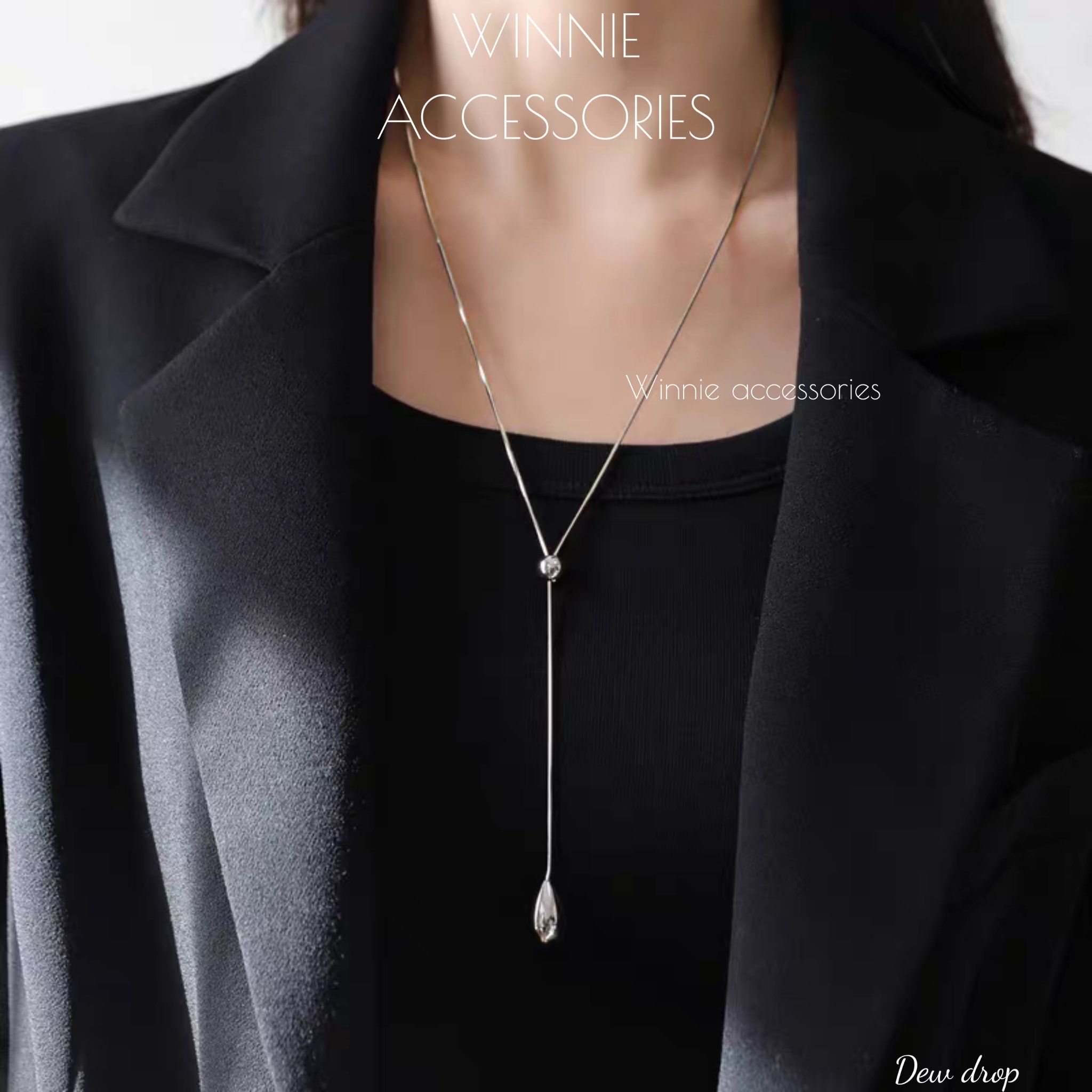  Dây chuyền Titan Dew Drop 