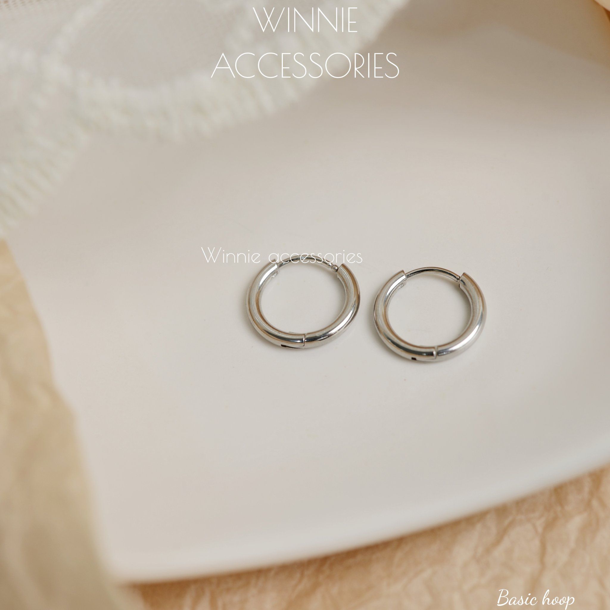  Hoa tai titan Basic hoop 