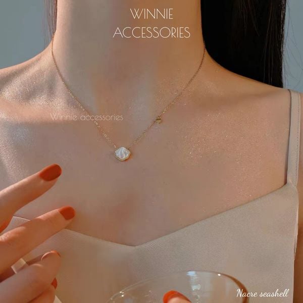  Dây chuyền Titan Nacre Seashell 