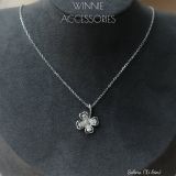  Dây chuyền Bạc S925 Selena Xi kim 