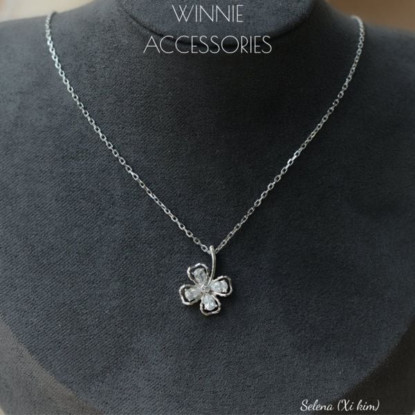  Dây chuyền Bạc S925 Selena Xi kim 