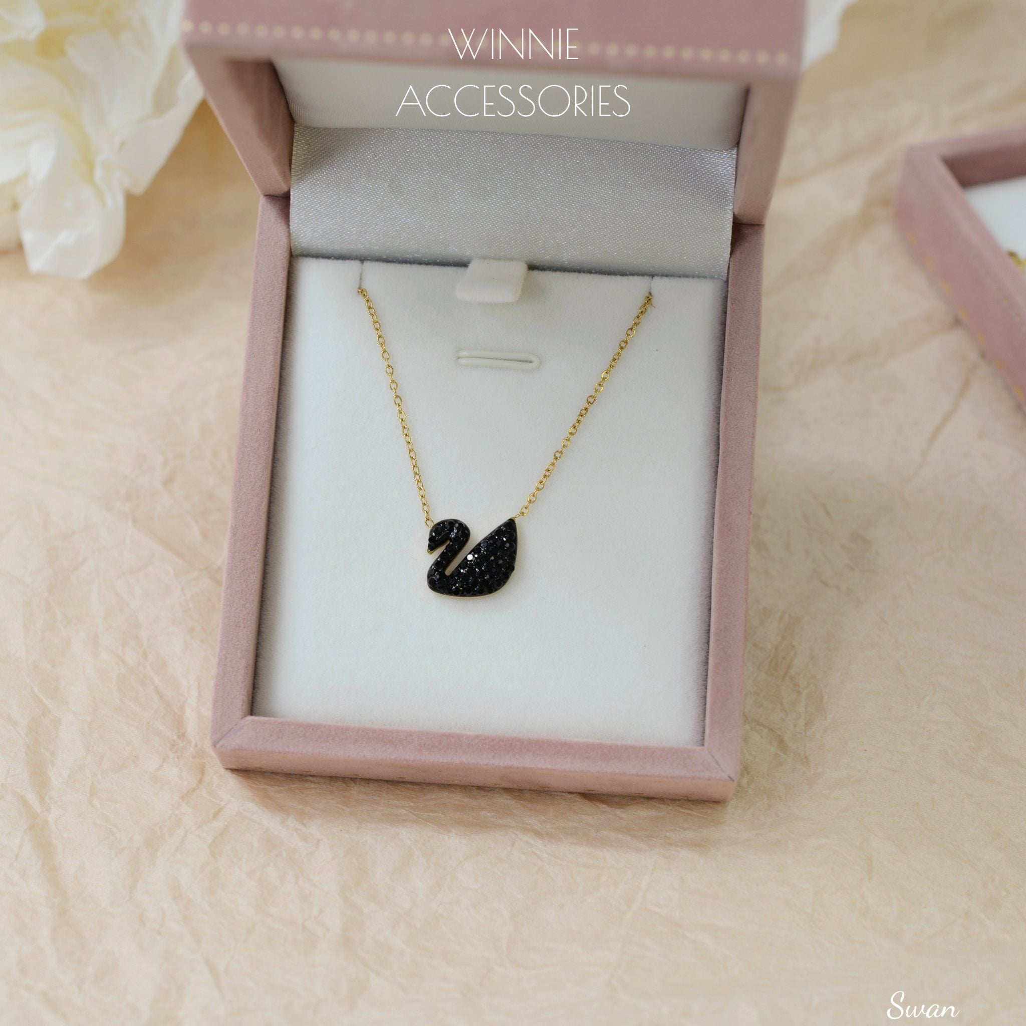  Dây chuyền titan Swan 