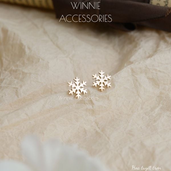  Hoa tai titan Hoa tuyết trơn 