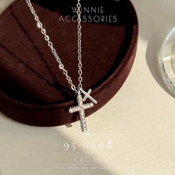  Dây chuyền Titan Cross B 
