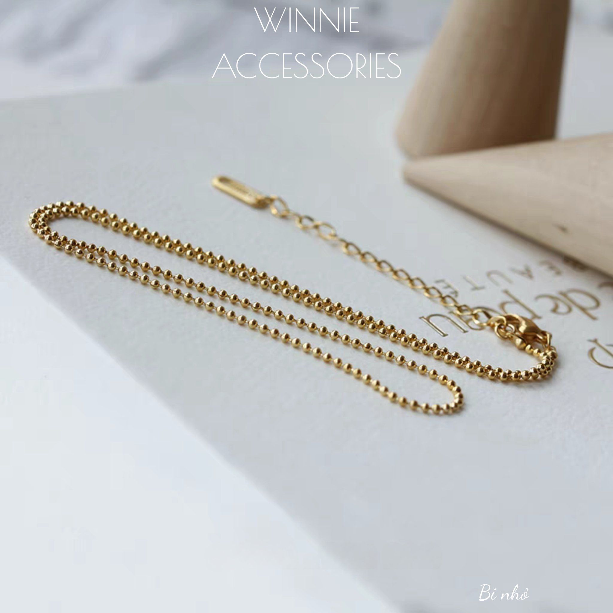  Dây chuyền Titan Bi Nhỏ 