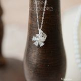  Dây chuyền Bạc S925 Nhánh hoa 