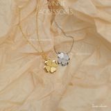  Dây chuyền titan Twin clover 