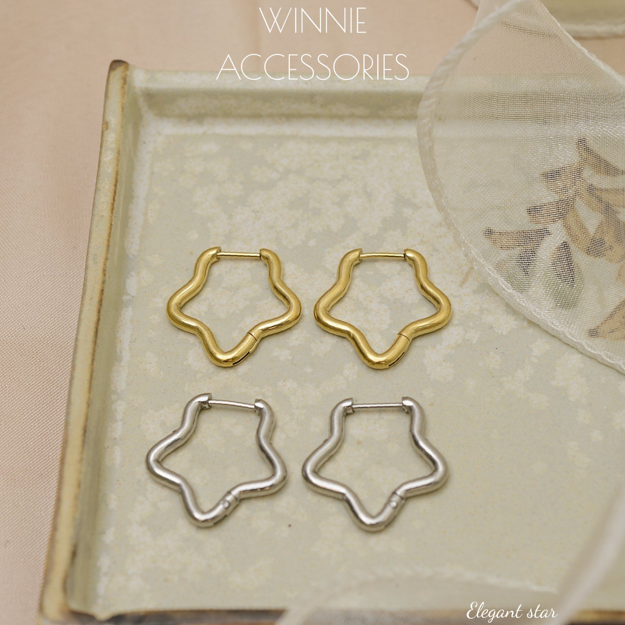  Hoa tai titan Elegant star 