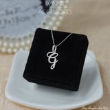  Dây chuyền Bạc S925 Chữ hoa 